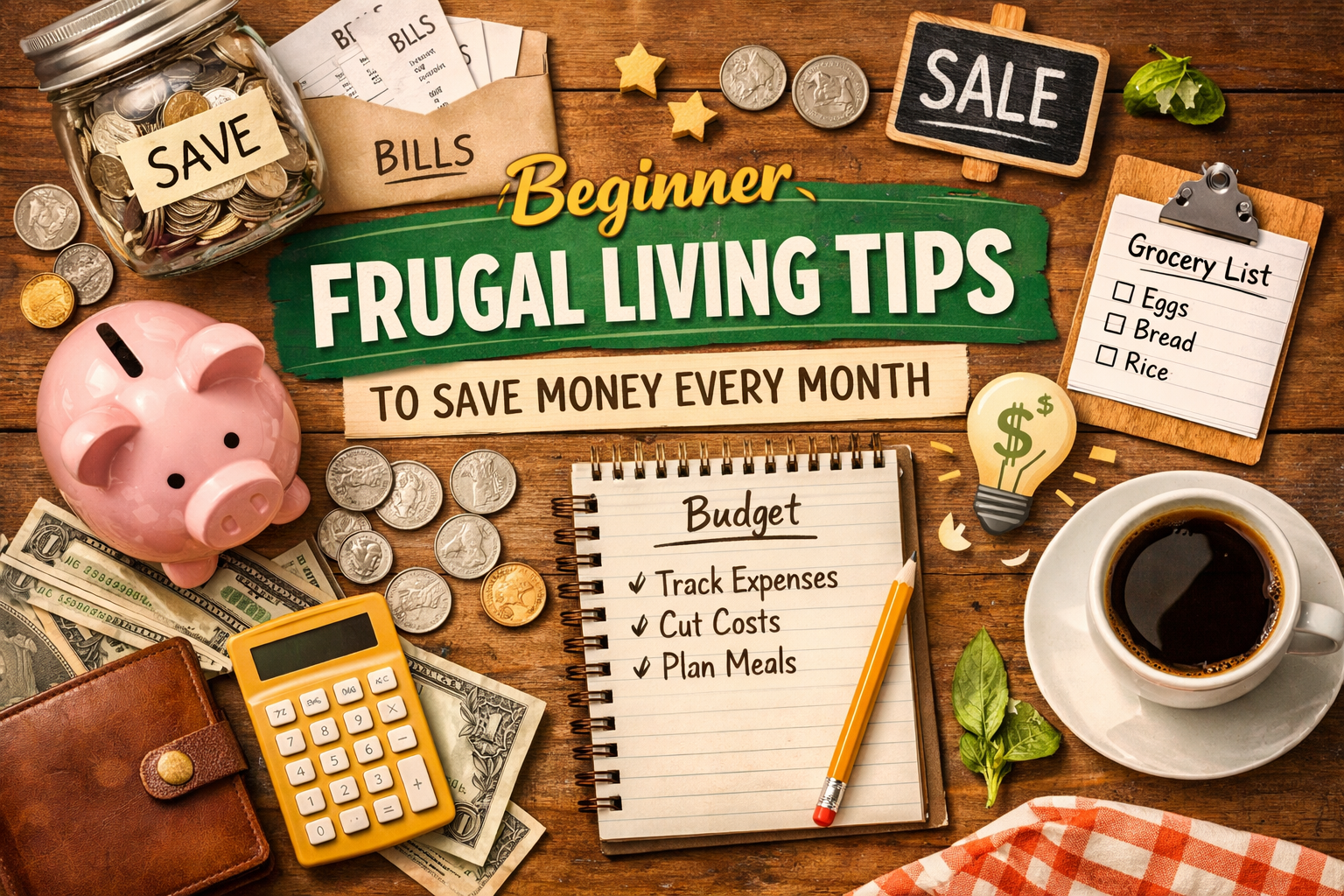 Beginner Frugal Living Tips to Save Money Every Month