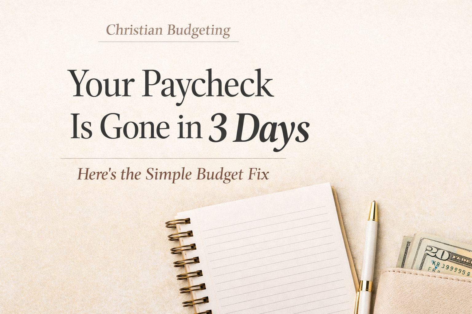 how to budget your paycheck so money lasts all month
